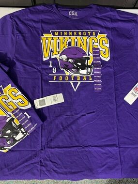 Minnesota Vikings Purple Graphic Tee